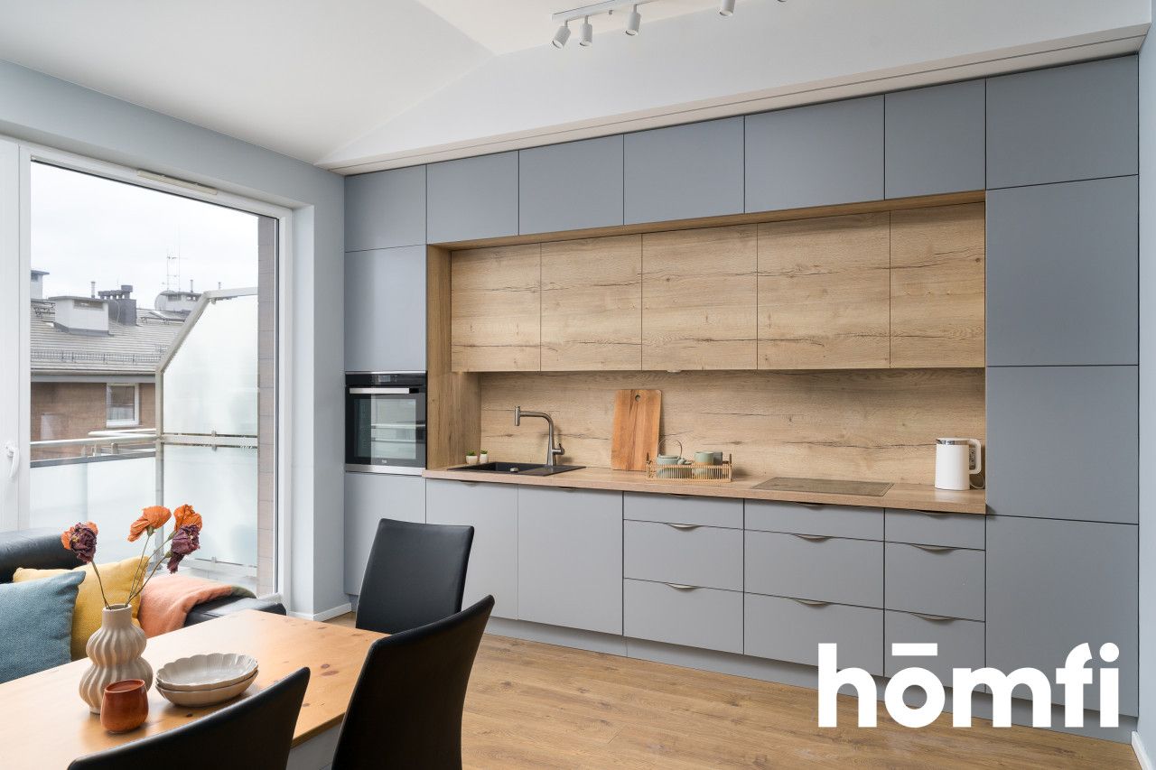 3-room apartment with a walk-in closet, balcony, and high ceiling - Apartment - Rent - Gdynia, Mały Kack