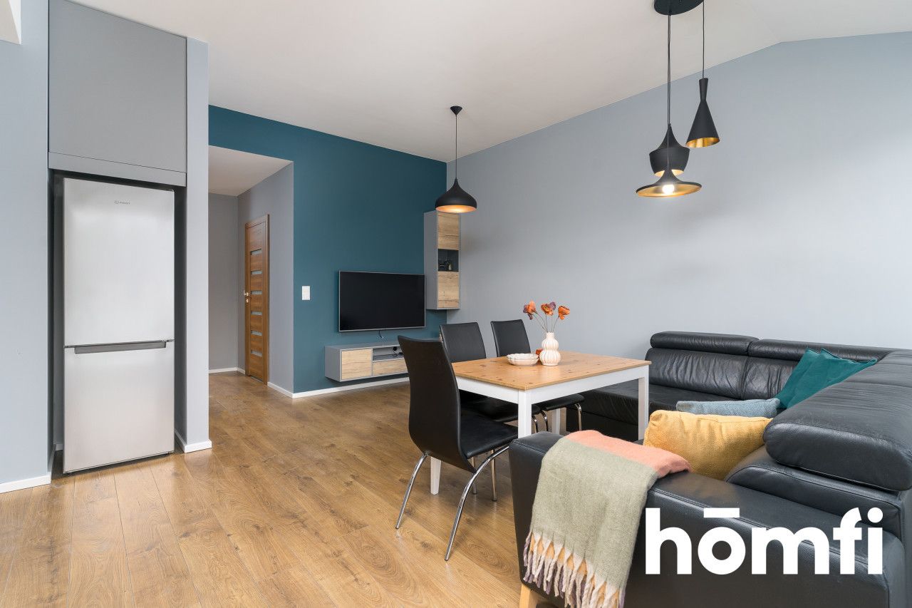 3-room apartment with a walk-in closet, balcony, and high ceiling - Apartment - Rent - Gdynia, Mały Kack
