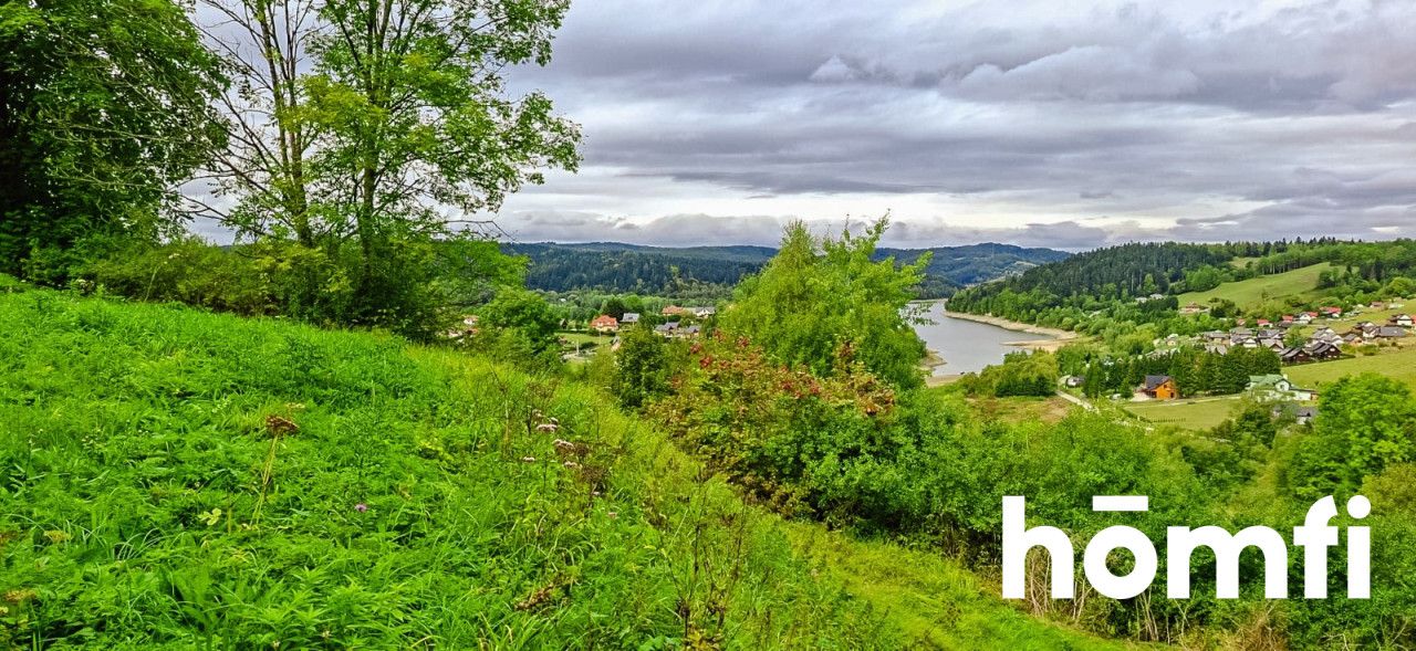 BUILDING PLOT WITH A WONDERFUL LAKE VIEW – Plot with planning permission for a single-family house - Plot - Sale - Leski, Solina / Zawóz
