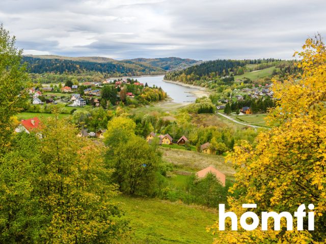 BUILDING PLOT WITH A WONDERFUL LAKE VIEW – Plot with planning permission for a single-family house - Plot - Sale - Leski, Solina / Zawóz
