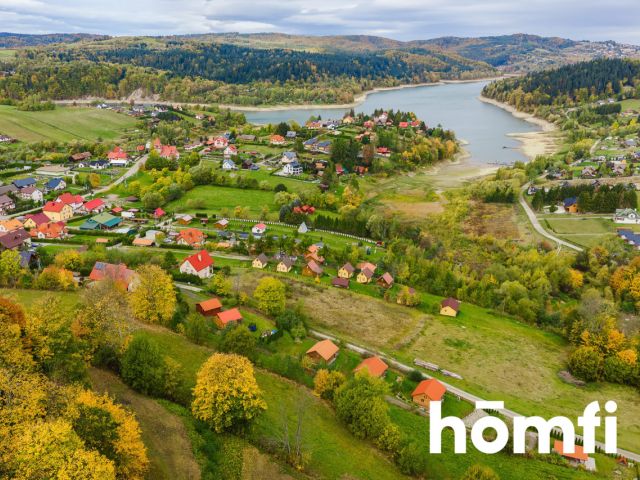 BUILDING PLOT WITH A WONDERFUL LAKE VIEW – Plot with planning permission for a single-family house - Plot - Sale - Leski, Solina / Zawóz