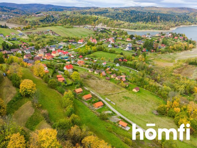 BUILDING PLOT WITH A WONDERFUL LAKE VIEW – Plot with planning permission for a single-family house - Plot - Sale - Leski, Solina / Zawóz