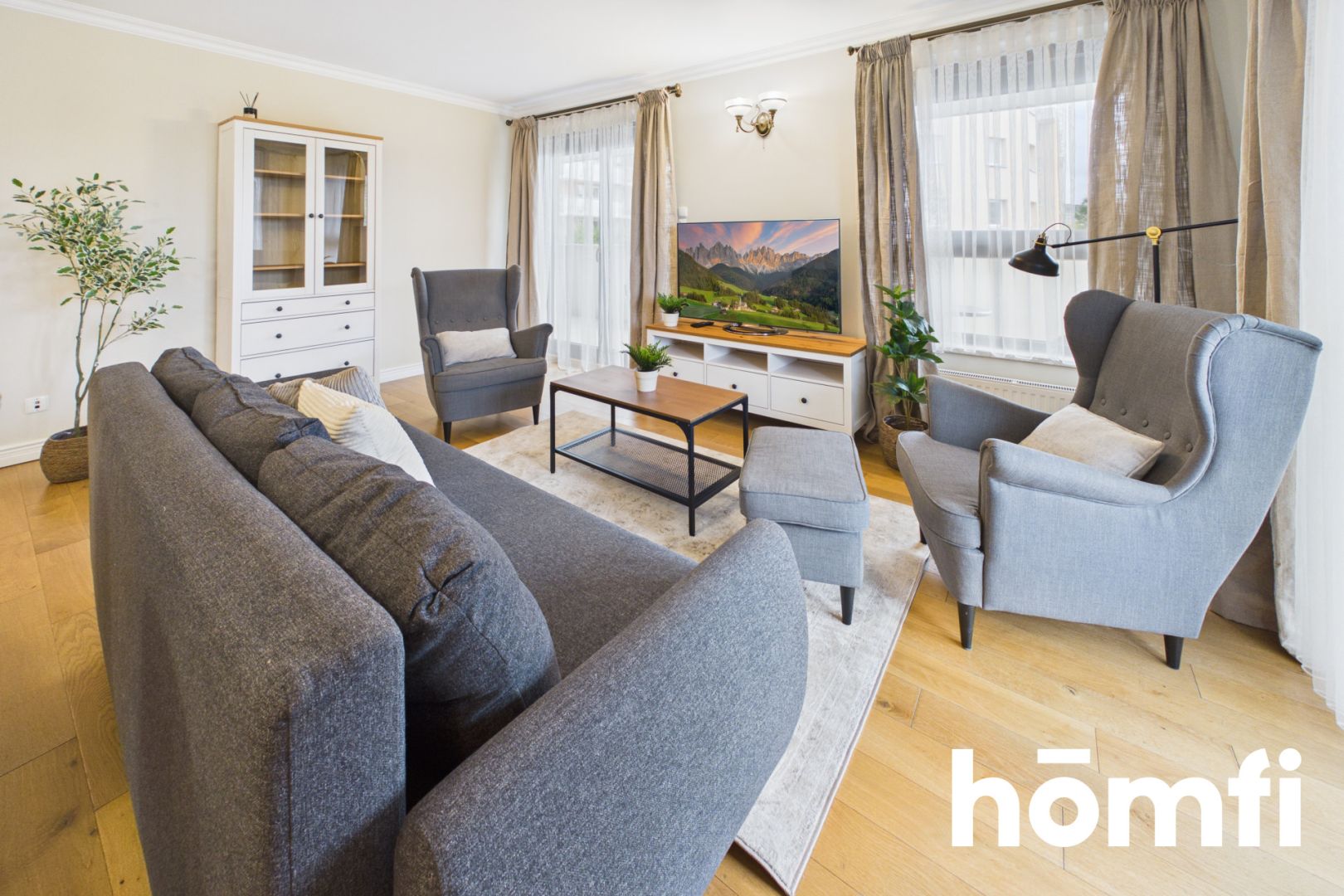 For rent: spacious, air-conditioned 85 m² apartment with a huge balcony – Krakow, Bociana 6a - Квартира - Оренда - Kraków, Krowodrza / Prądnik Biały