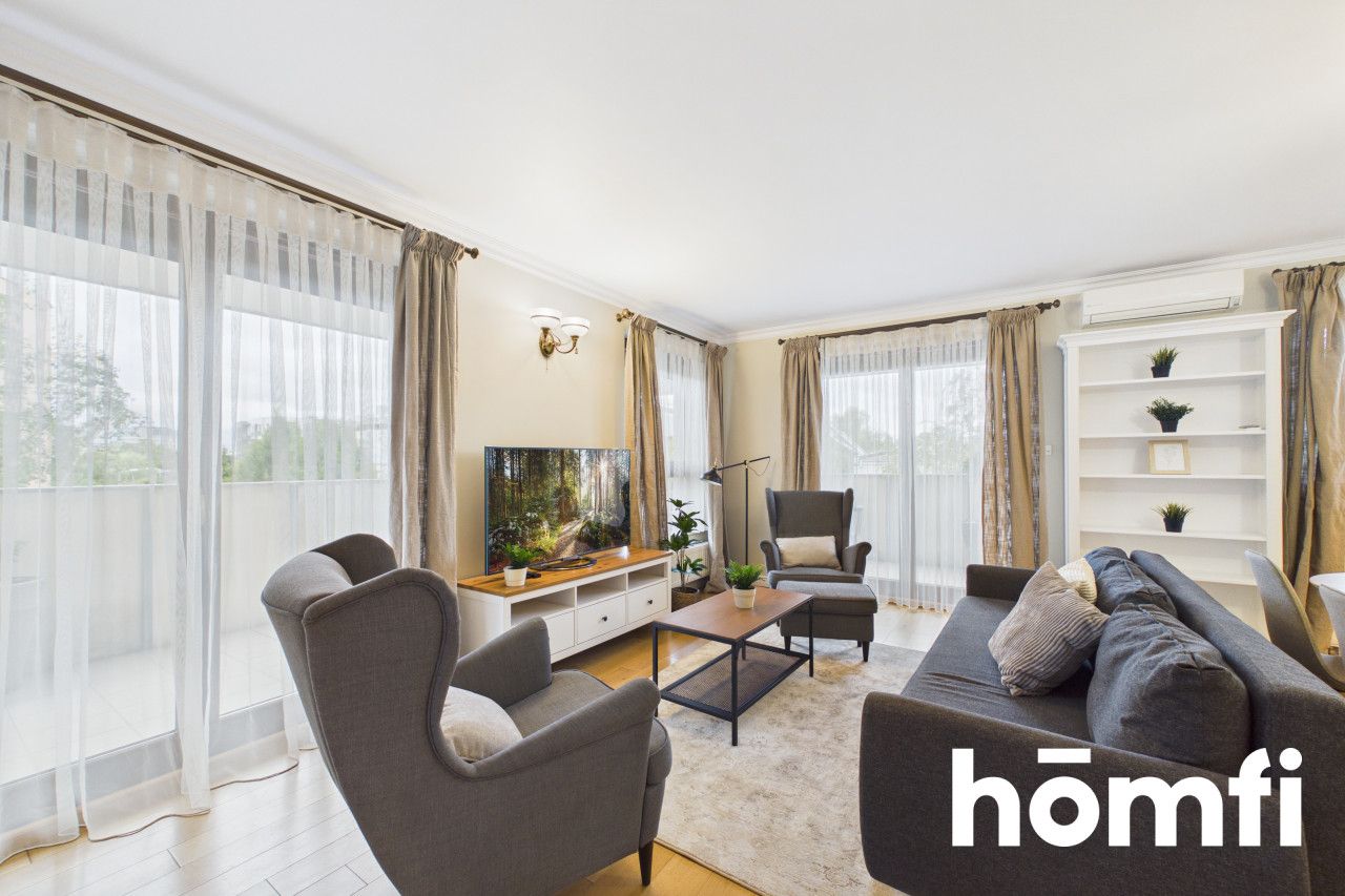 For rent: spacious, air-conditioned 85 m² apartment with a huge balcony – Krakow, Bociana 6a - Квартира - Оренда - Kraków, Krowodrza / Prądnik Biały