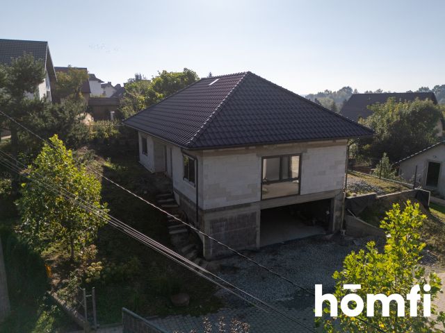 Dom wolnostojący, stan surowy zamknięty 95m2+garaż - Dom - Sprzedaż - Krakowski, Zabierzów / Radwanowice