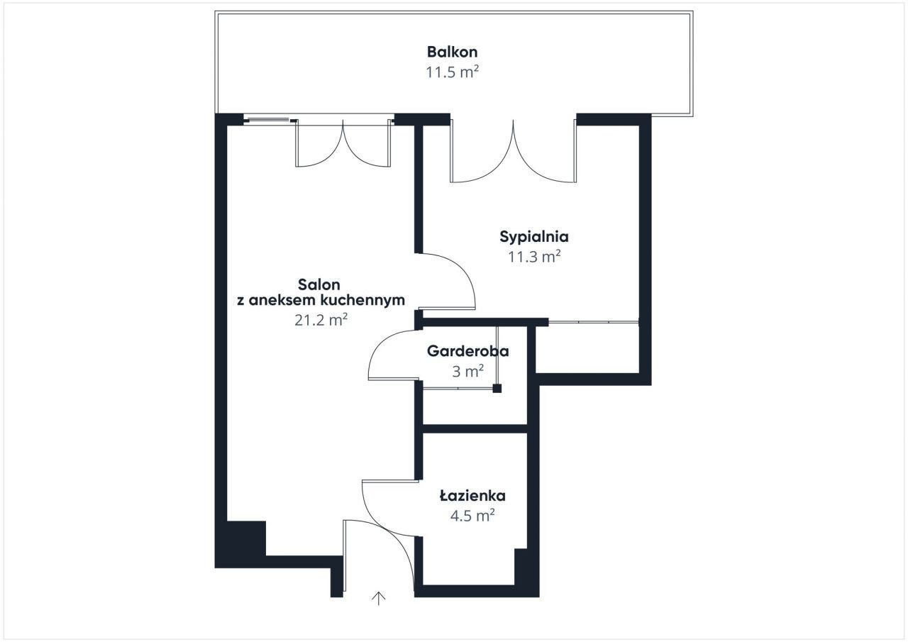 Jar | 2 rooms | balcony | wardrobe | garage - Apartment - Sale - Toruń, Jar