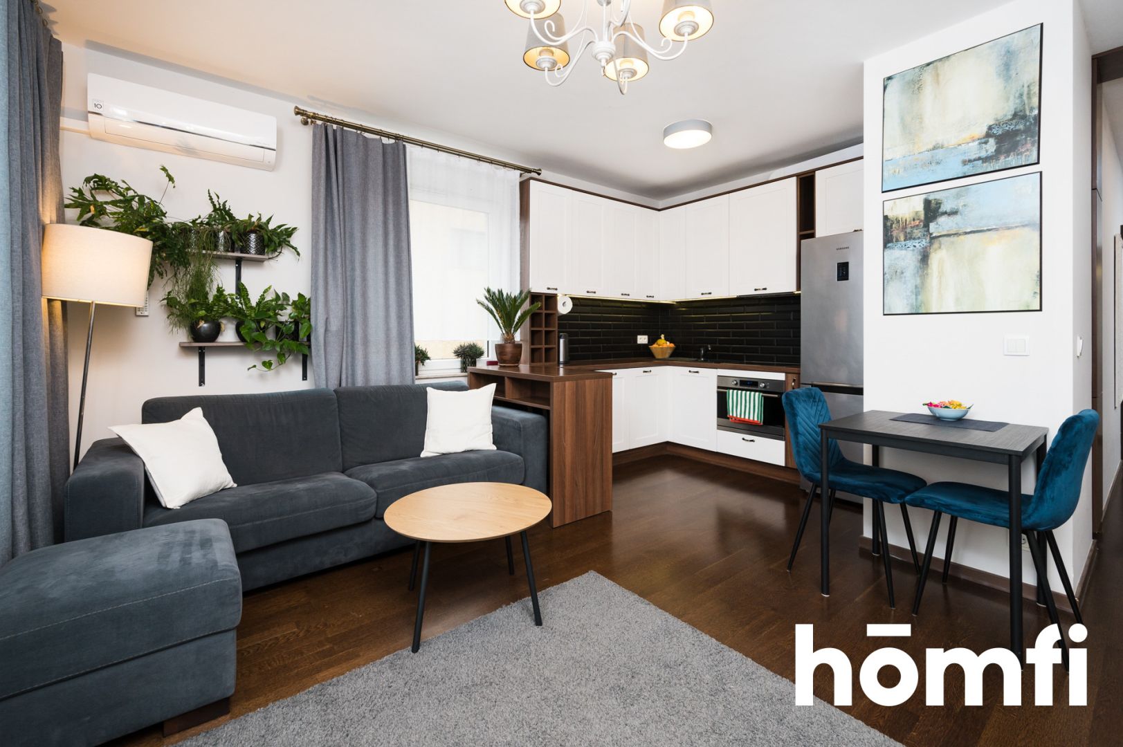 BRIGHT 3 ROOMS ON THE 1ST FLOOR ┃ FOR FAMILY WITH CHILDREN ┃ PETS ACCEPTED ┃ UL. CHEŁMOŃSKIEGO 134B ┃ AIR CONDITIONING ┃ BRONOWICE RESIDENCE ┃ BALCONY - Квартира - Оренда - Kraków, Krowodrza / Bronowice