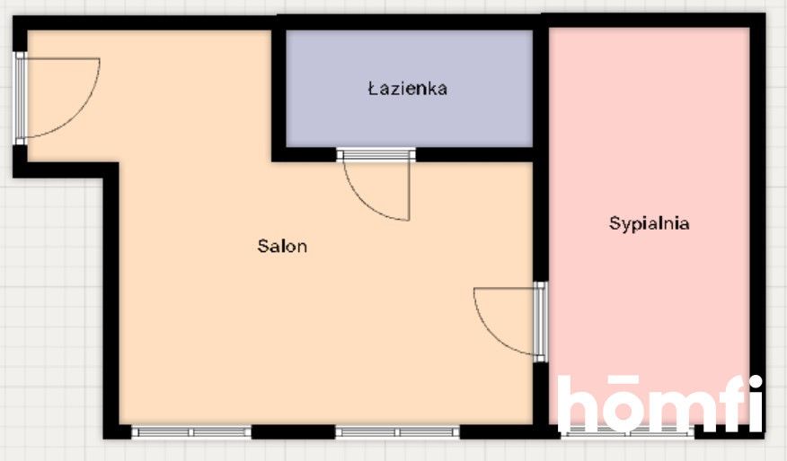 Two room apartment without administrative rent, Łódź, ul. Sterling - Квартира - Оренда - Łódź, Śródmieście