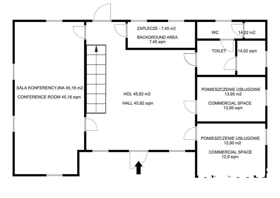 Lokal usługowy 393 m2 | Smardzowice | Skała - Commercial premises - Rent - Krakowski, Skała / Smardzowice