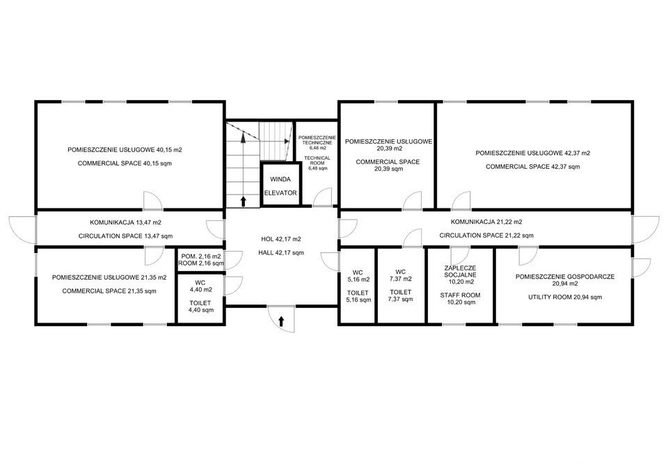 Lokal usługowy 590 m2 | Smardzowice | Skała - Commercial premises - Rent - Krakowski, Skała / Smardzowice