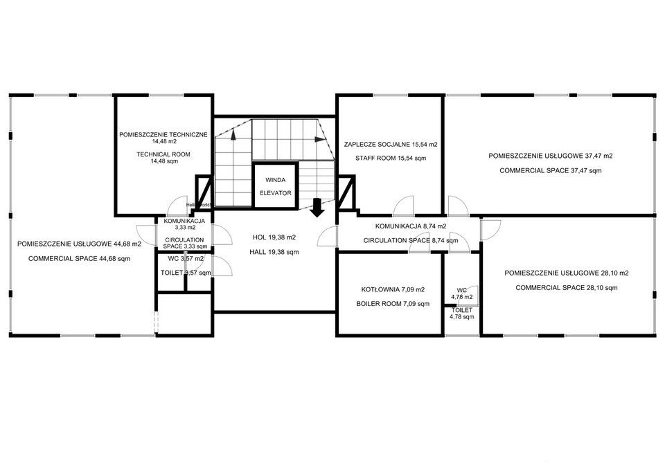 Lokal usługowy 590 m2 | Smardzowice | Skała - Commercial premises - Rent - Krakowski, Skała / Smardzowice