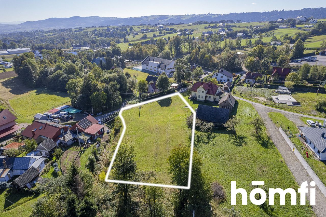 Building plot 23.65 ares with direct access | Pisarzowa, 6 km from Limanowa - Plot - Sale - Limanowski, Limanowa / Pisarzowa