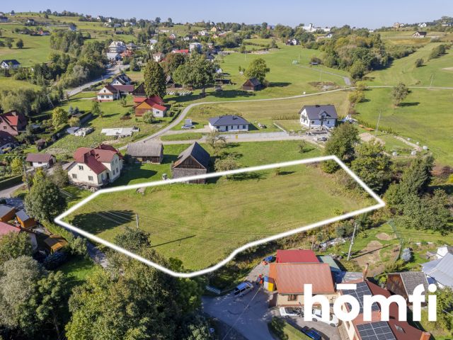 Działka budowlana 23,65 a z bezpośrednim dojazdem | Pisarzowa, 6 km do Limanowej - Działka - Sprzedaż - Limanowski, Limanowa / Pisarzowa