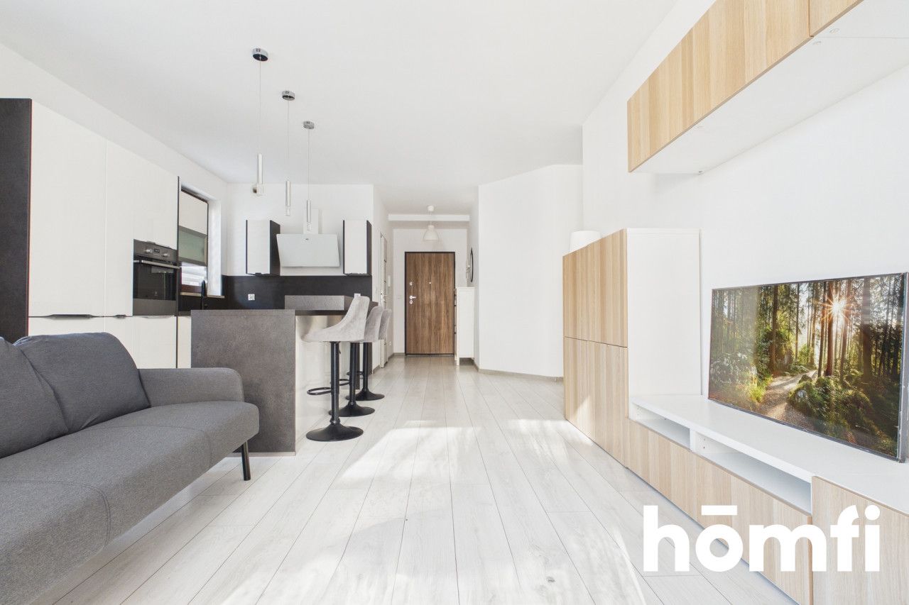 Duża strefa dzienna | Balkon dostępny z 3 pokoi - Mieszkanie - Sprzedaż - Kraków, Podgórze / Płaszów