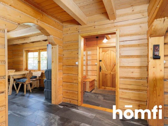 Wyjątkowy dom z bali w Zawoi – 4 sypialnie, sauna i duży taras, działka ponad 30 arów - Dom - Sprzedaż - Suski, Zawoja