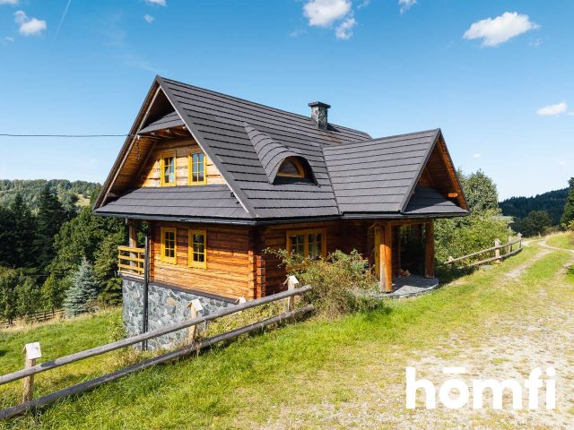 Wyjątkowy dom z bali w Zawoi – 4 sypialnie, sauna i duży taras, działka ponad 30 arów - Dom - Sprzedaż - Suski, Zawoja