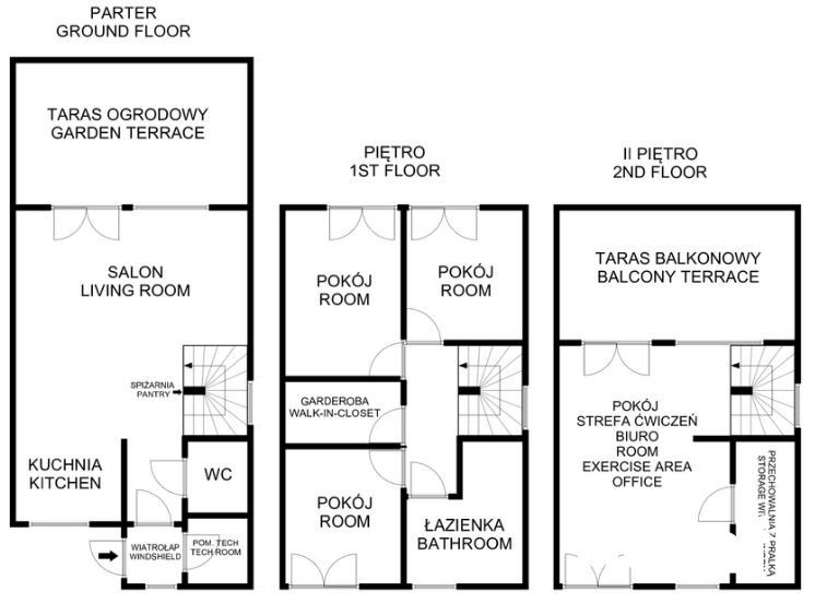 MODERN HOUSE | 5 ROOMS | WALK-IN CLOSET | 3 PARKING SPACES | 2.9 ARE PLOT | HEAT RECOVERY VENTILATION | NA POPIELÓWKĘ ST. ZIELONKI - House - Sale - Krakowski, Zielonki