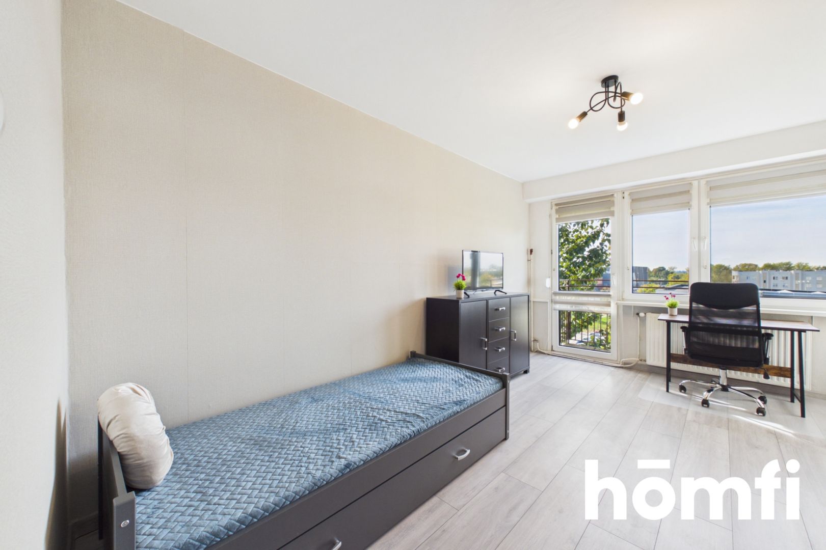 Bright 3-Room Apartment with a Balcony near UMK - Apartment - Rent - Toruń, Bydgoskie Przedmieście