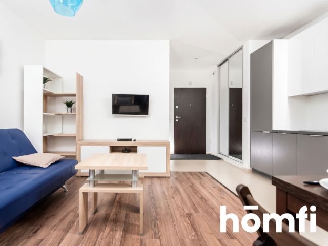 For rent - Comfortable studio apartment with a large balcony, Kraków, Czyżyny - Квартира - Оренда - Kraków, Nowa Huta / Czyżyny