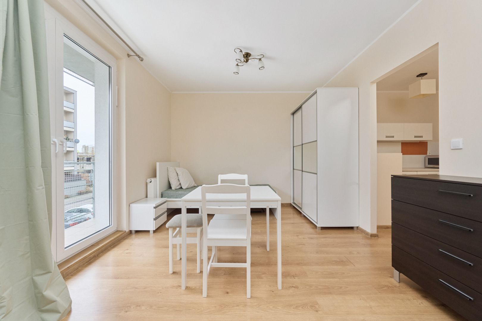 Studio apartment with balcony - Zatorska Street (Psie Pole) - Apartment - Rent - Wrocław, Psie Pole / Zakrzów