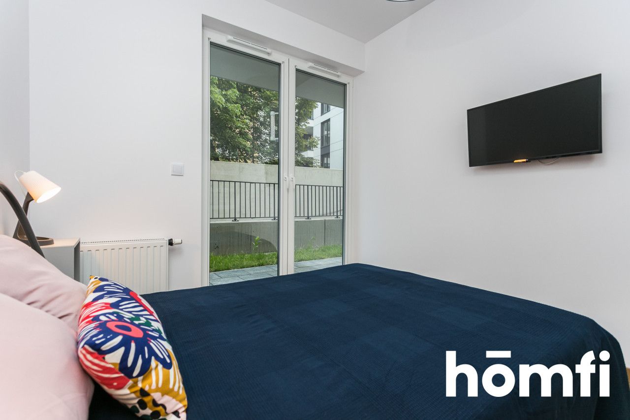 Słomnicka, 35m²: great 2-room apartment with a garden near the city center, Nowy Kleparz - Apartment - Rent - Kraków, Krowodrza