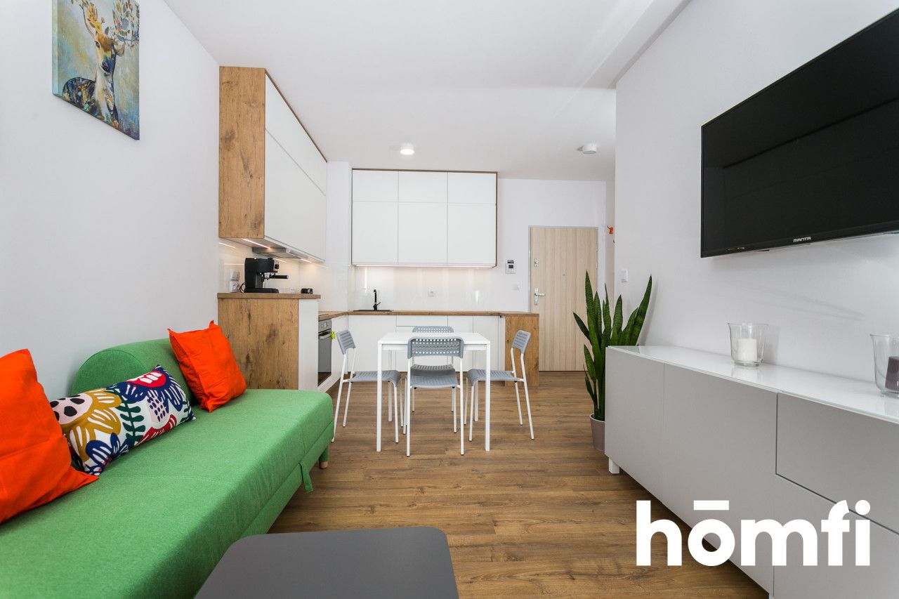 Słomnicka, 35m²: great 2-room apartment with a garden near the city center, Nowy Kleparz - Apartment - Rent - Kraków, Krowodrza