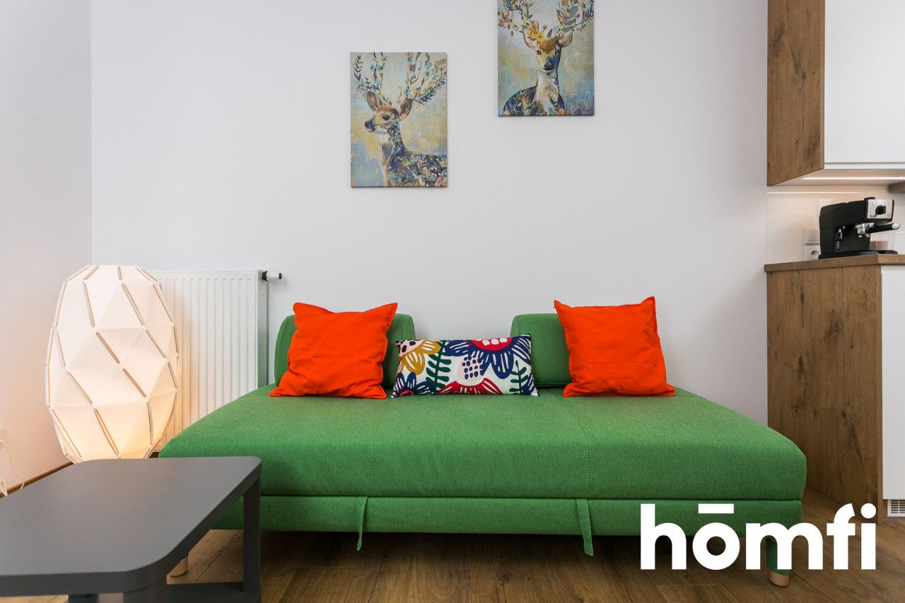 Słomnicka, 35m²: great 2-room apartment with a garden near the city center, Nowy Kleparz - Apartment - Rent - Kraków, Krowodrza