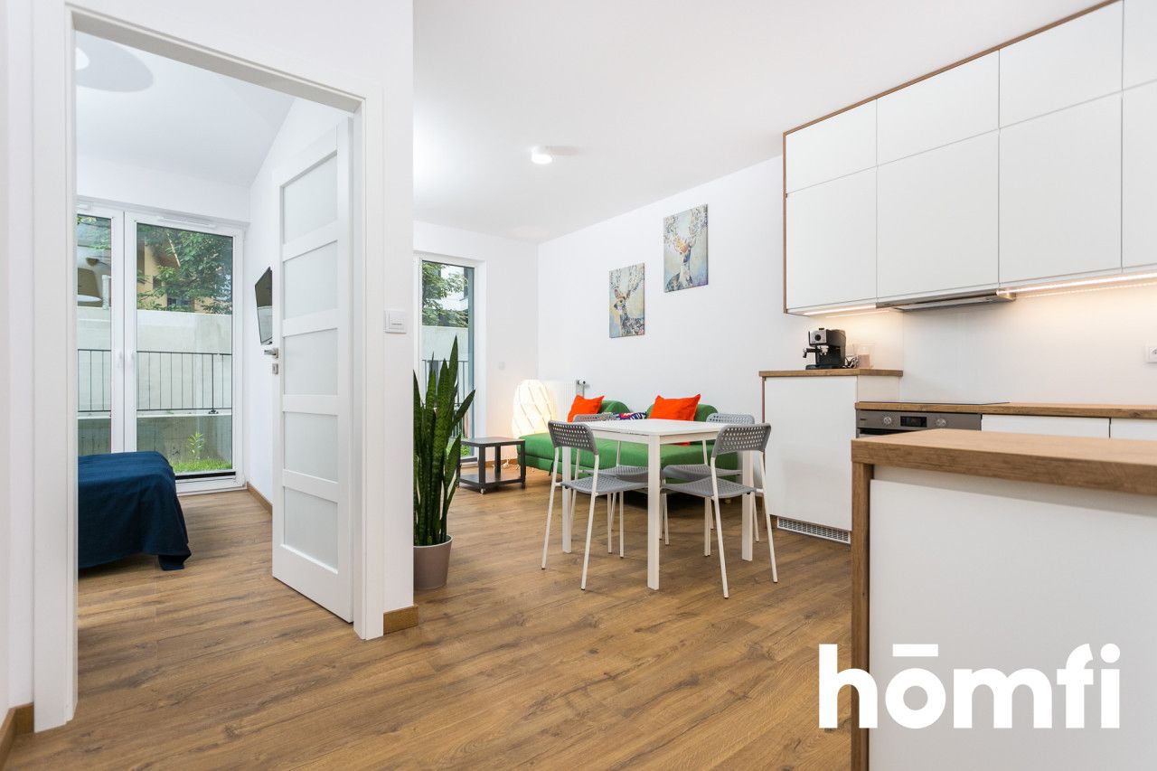 Słomnicka, 35m²: great 2-room apartment with a garden near the city center, Nowy Kleparz - Apartment - Rent - Kraków, Krowodrza