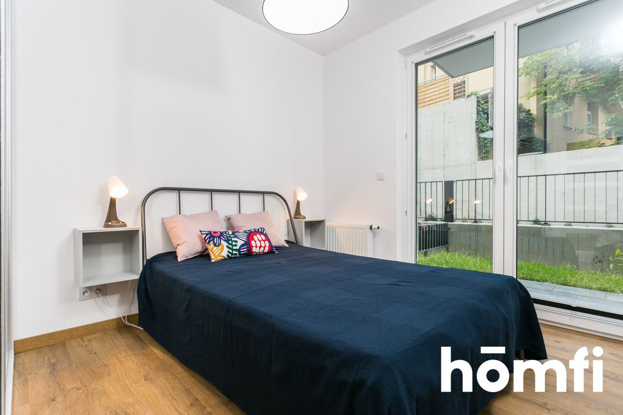 Słomnicka, 35m²: great 2-room apartment with a garden near the city center, Nowy Kleparz - Apartment - Rent - Kraków, Krowodrza