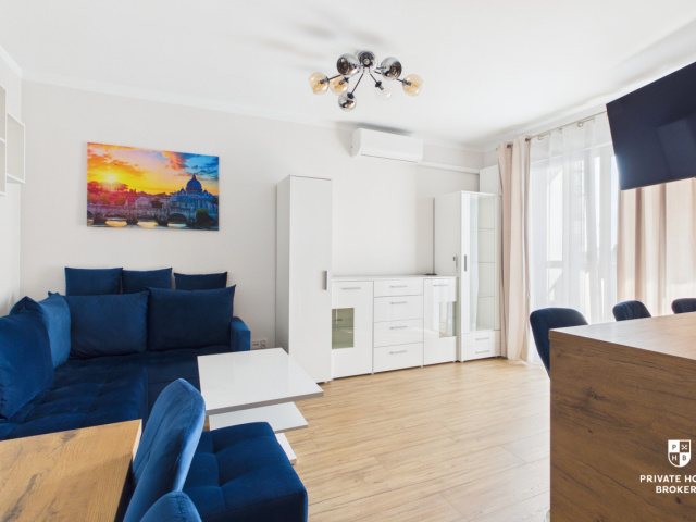 First tenancy | 1 bedroom | 57 m² | Air conditioning | Walk-in wardrobe - Apartment - Rent - Wrocław, Krzyki / Przedmieście Oławskie