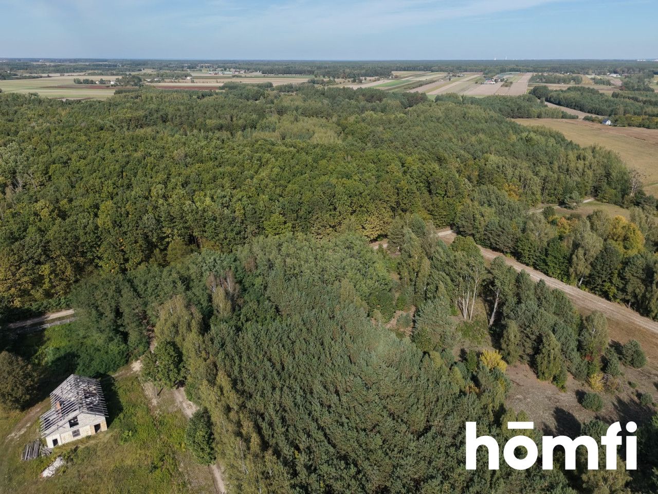 A building plot complete with nature, peace, and quiet. - Plot - Sale - Zwoleński, Przyłęk / Ławeczko Stare