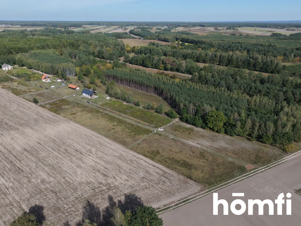 A building plot complete with nature, peace, and quiet. - Plot - Sale - Zwoleński, Przyłęk / Ławeczko Stare