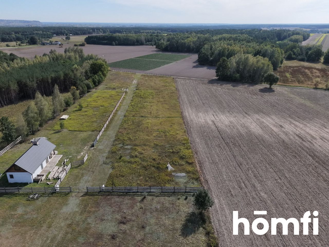 A building plot complete with nature, peace, and quiet. - Plot - Sale - Zwoleński, Przyłęk / Ławeczko Stare