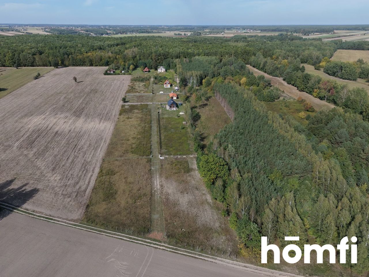 A building plot complete with nature, peace, and quiet. - Plot - Sale - Zwoleński, Przyłęk / Ławeczko Stare