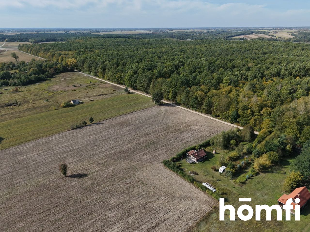A building plot complete with nature, peace, and quiet. - Plot - Sale - Zwoleński, Przyłęk / Ławeczko Stare