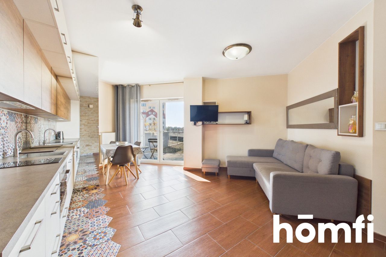 2-Room Apartment for Rent with a Large Terrace | Garage Included - Apartment - Rent - Łódź, Bałuty / Bałuty