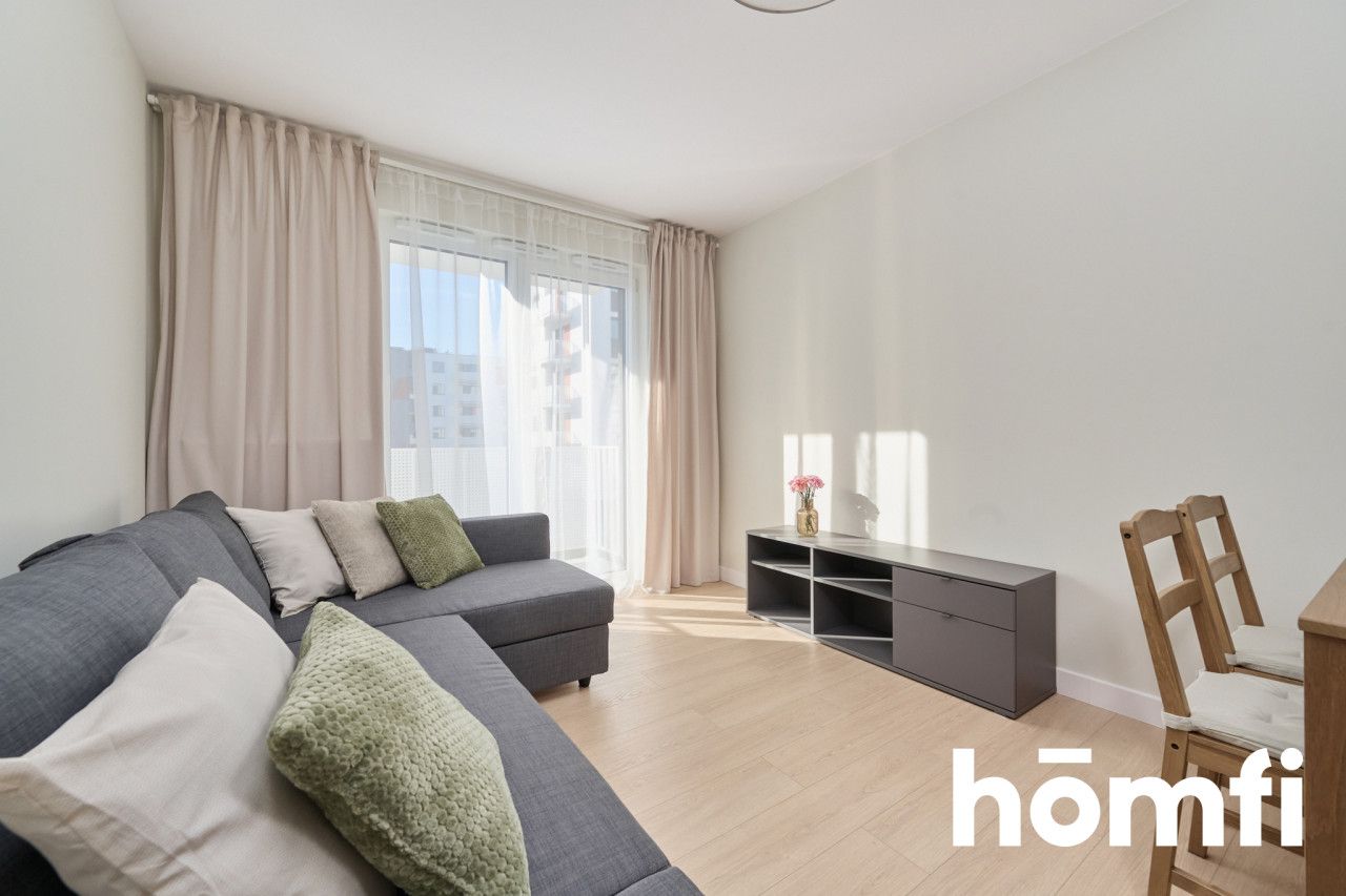New! 2-room apartment with balcony / Międzyleska / Tarnogaj - Apartment - Rent - Wrocław, Krzyki / Tarnogaj