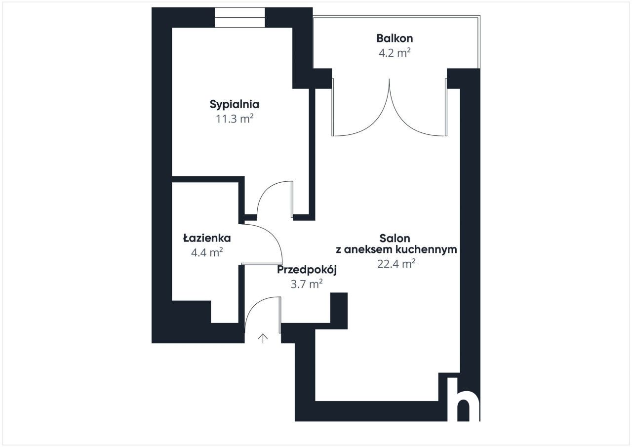 Modern 2-bedroom apartment in Toruń’s Jar district - Apartment - Rent - Toruń, Jar