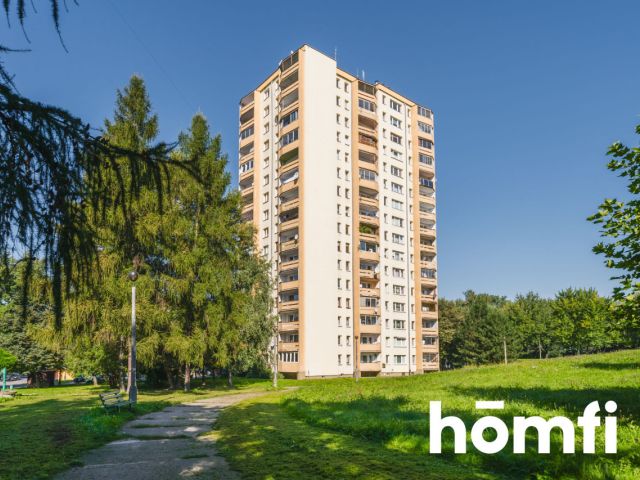View of the trees, separate kitchen, good communication - Apartment - Rent - Kraków, Śródmieście / Prądnik Czerwony