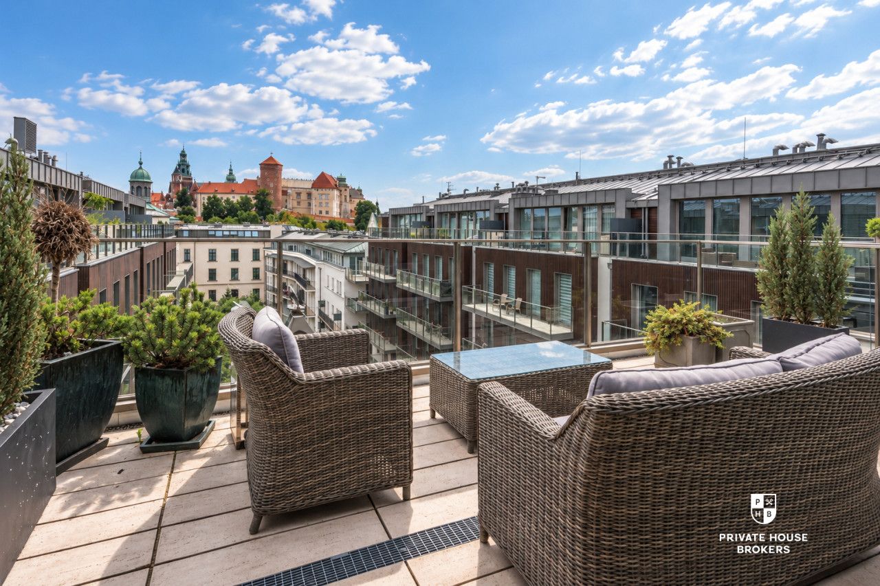 Unique penthouse in Angel Wawel - Apartment - Rent - Kraków, Śródmieście / Stare Miasto