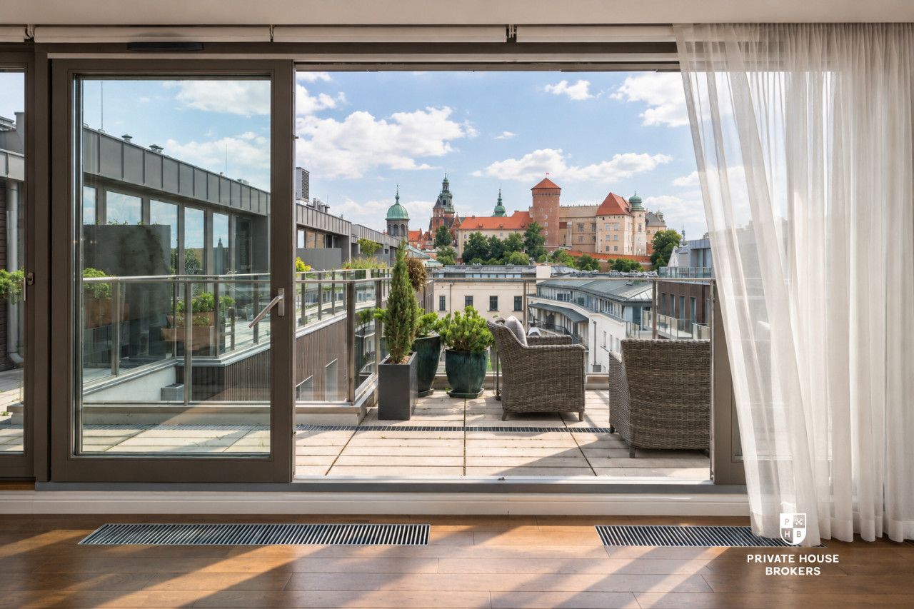 Unique penthouse in Angel Wawel - Apartment - Rent - Kraków, Śródmieście / Stare Miasto