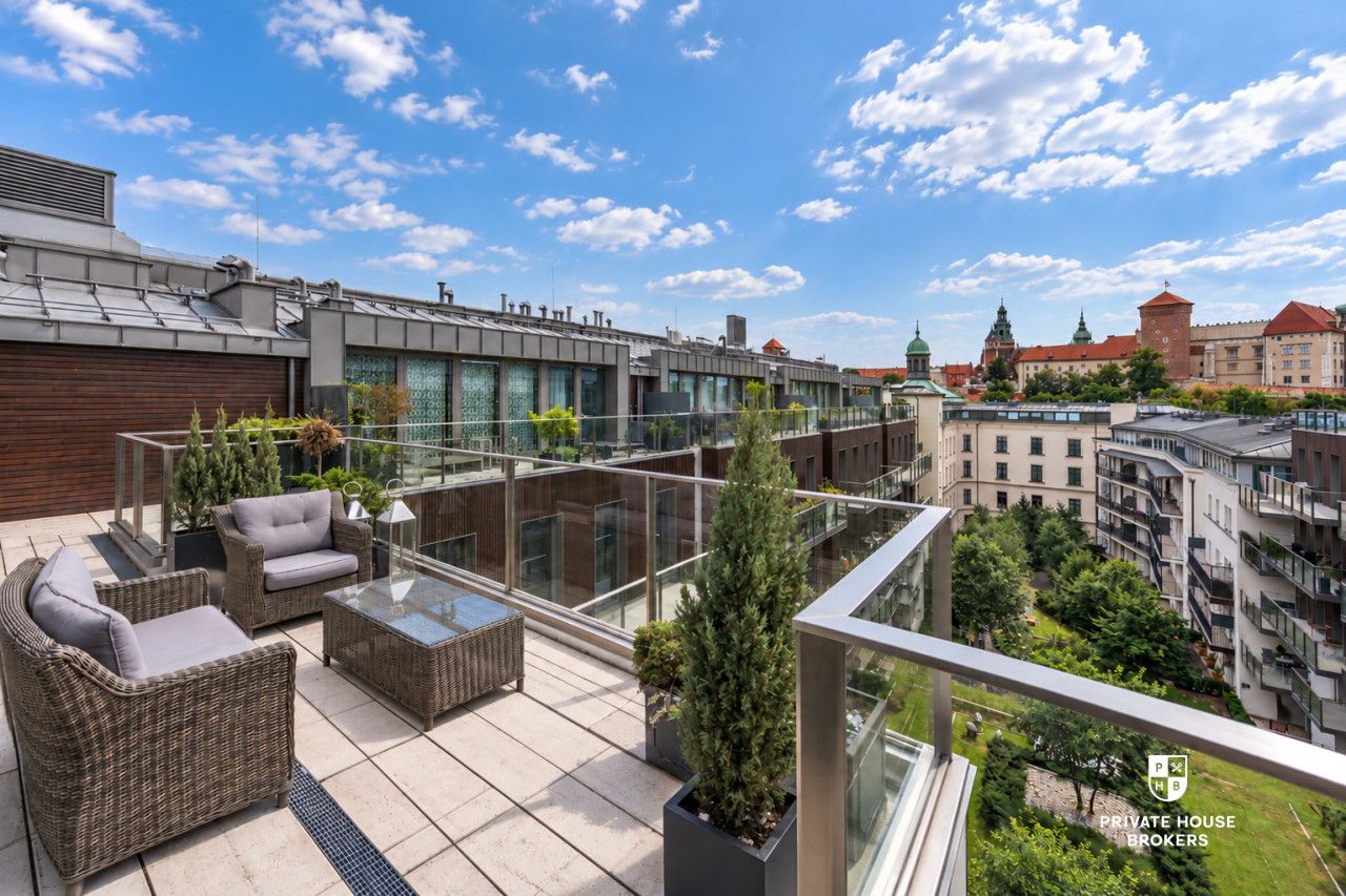 Unique penthouse in Angel Wawel - Apartment - Rent - Kraków, Śródmieście / Stare Miasto