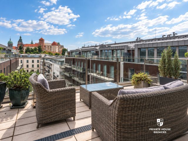 Unique penthouse in Angel Wawel - Apartment - Rent - Kraków, Śródmieście / Stare Miasto