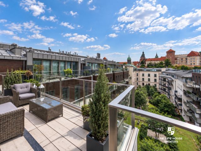 Unique penthouse in Angel Wawel - Apartment - Rent - Kraków, Śródmieście / Stare Miasto