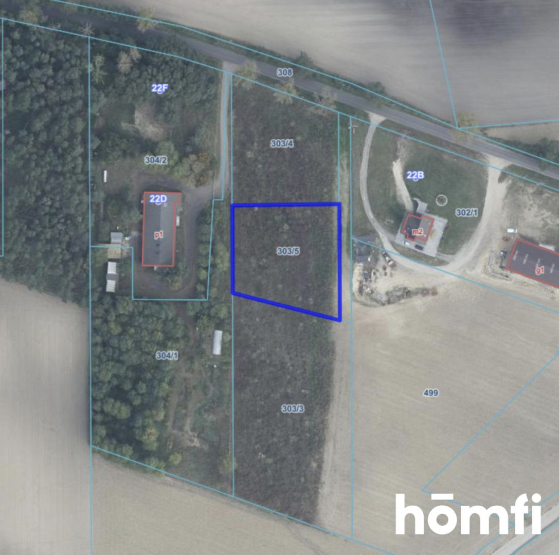 SPACIOUS RESIDENTIAL PLOT IN BRZOZA – NEAR LAKE NIEPRUSZEWSKIE - Plot - Sale - Szamotulski, Duszniki / Brzoza