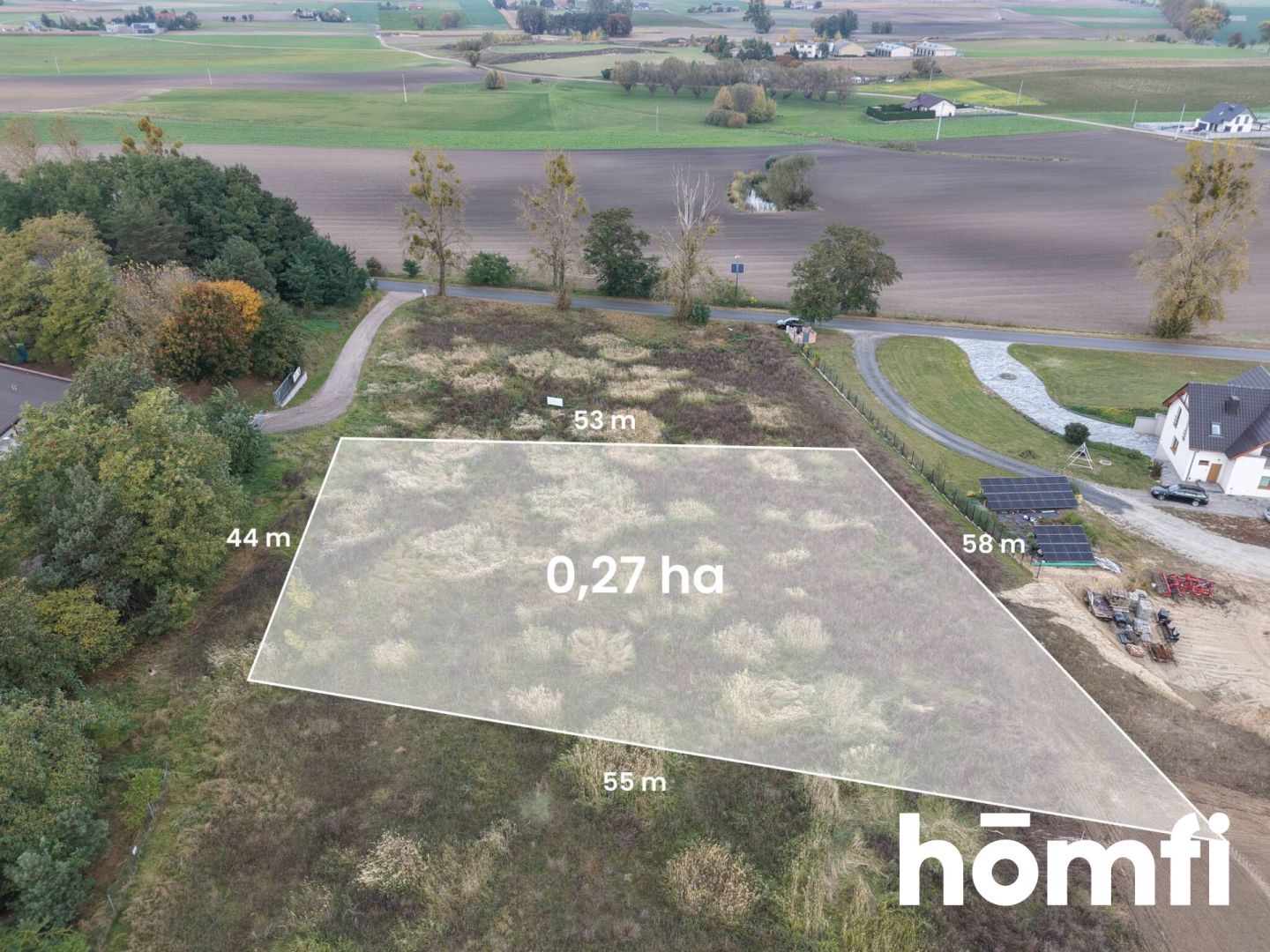SPACIOUS RESIDENTIAL PLOT IN BRZOZA – NEAR LAKE NIEPRUSZEWSKIE - Plot - Sale - Szamotulski, Duszniki / Brzoza