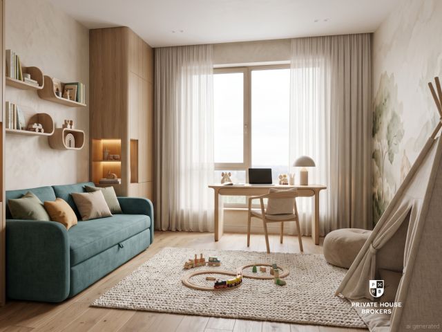 Mieszkanie na sprzedaż w Krakowie przy Wybickiego: 75,26 m² z możliwością wydzielenia osobnej kuchni i garderoby, w budynku z recepcją, siłownią i strefą wellness. - Mieszkanie - Sprzedaż - Kraków, Krowodrza