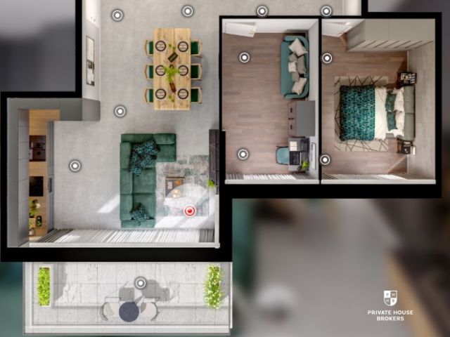 Mieszkanie na sprzedaż w Krakowie przy Wybickiego: 75,26 m² z możliwością wydzielenia osobnej kuchni i garderoby, w budynku z recepcją, siłownią i strefą wellness. - Mieszkanie - Sprzedaż - Kraków, Krowodrza