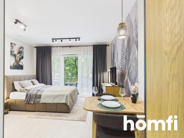 New, quiet studio with a big balcony. Top spot! - Apartment - Rent - Katowice, Muchowiec