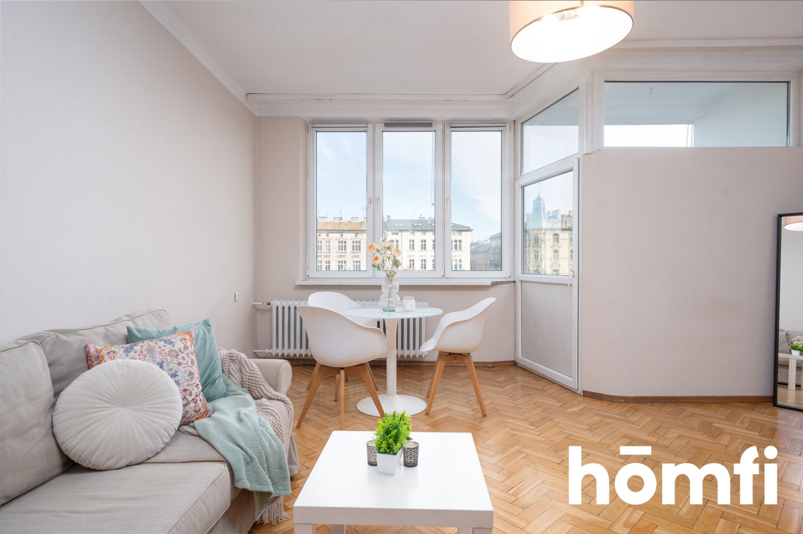 2 osobne pokoje na Kazimierzu z widokiem | Winda | Loggia | Ogrzewanie miejskie | ROI 8,5% 50,86 m² | 3. piętro z windą | 2 min pieszo na Kazimierz - Mieszkanie - Sprzedaż - Kraków, Śródmieście / Stare Miasto